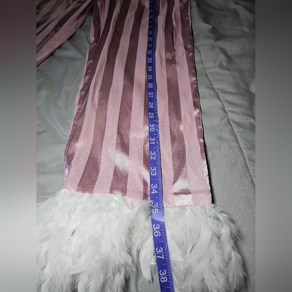 Fancy bougie pajama set with feathers, size M - Picture 9 of 11